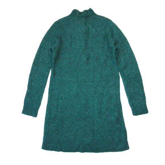 NWT La Maille Sezane Angelita in Emerald Green Mohair Knit Sweater Dress M - Picture 9 of 10